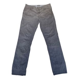 Toad&Co Womens Gray Organic Cotton Spandex Hiking Pants Sz 10
